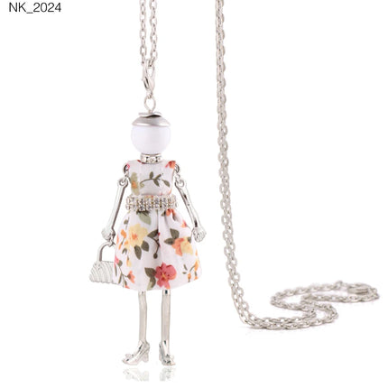 Cute Women Necklace Statement Lady Charm Long Trendy Necklace 2026 New Fashion Female Big Pendant Lovely Jewelry Gift Wholesale