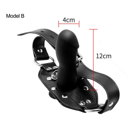 Inflatable Silicone Penis/Ball Gag Oral Dildo Open Mouth Plug Expandable Pump Big Anal Butt Plug Vibrator BDSM Flirt Sex Tools