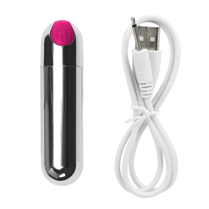 Powerful USB Charge Bullet Vibrator Clitoris Stimulator G-Spot Vagina Massage Adult Erotic Sex Toys For Woman Female Masturbator