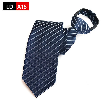 Men's Ties: Black Zipper Tie, Pre-tied Bow Tie, Women's Green Navy Blue Red Neckties, Classic 8cm Neckties for Men's Shirts, Zipper Cravat