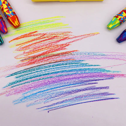 DEDEDE Wax Crayon Candy Color Crayons 5pcs Creative Graffiti Kawaii 3 in 1 Colored Pencils Child Safety Painting Non-toxic