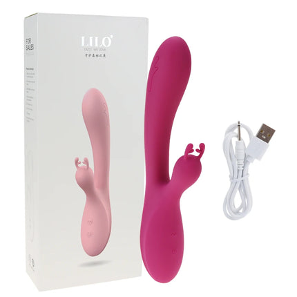 Adult sex toys Vibrators G-spot 10 Speeds USB Rechargeable Powerful Dildo Rabbit Vibrator for Women Clitoris stimulation Massage