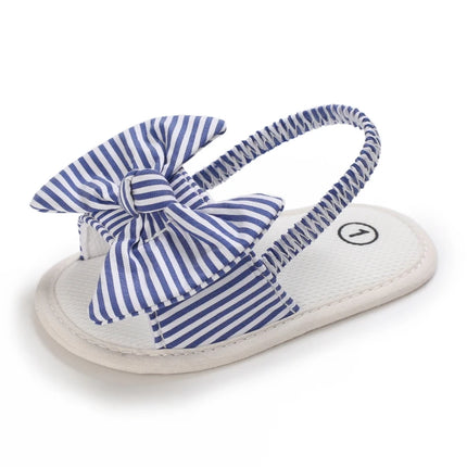 Infant Non-Slip First Walkers Footwear 0-18 Months Baby Girls Sweet Flowers Sandals Summer Soft Sole Flat Princess Dress Shoes