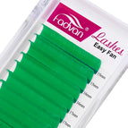 Grass green / D / 0.07mm|Mixed length 8-14mm