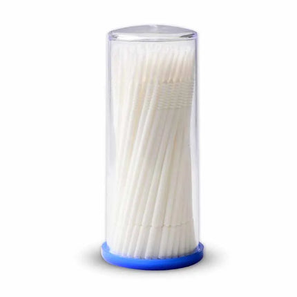 100PCS/Pack Long Head Bendable Micro Brushes Lash Applicator  Eyelash Mascara Glue Cleaning Brush Makeup Tools