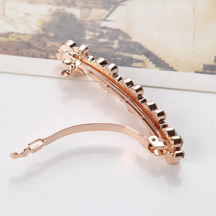 Crystal Pearl Hair Clips / Pinces Perles Cristal