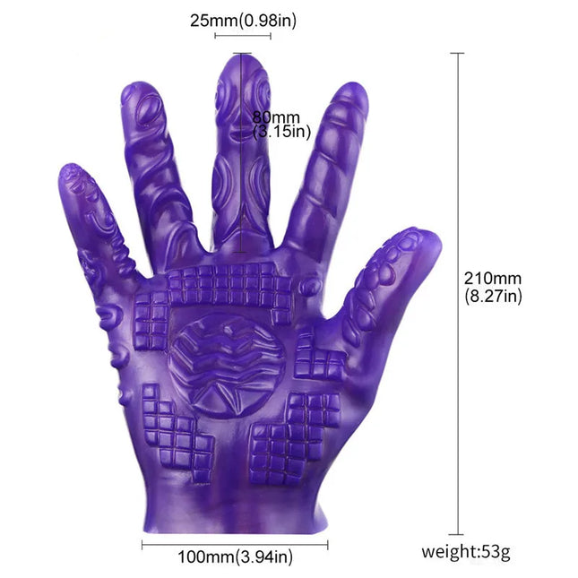 Couple SM gloves Soft PVC Pattern Different Design Style A B Choice Flirting Massage Masturbation Glove