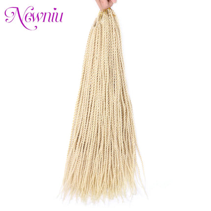 Synthetic Senegalese Twist Hair Extensions Crochet Hair Braids Senegalese Ombre Braiding Hair Crochet Braid Hair Box Braids Hair