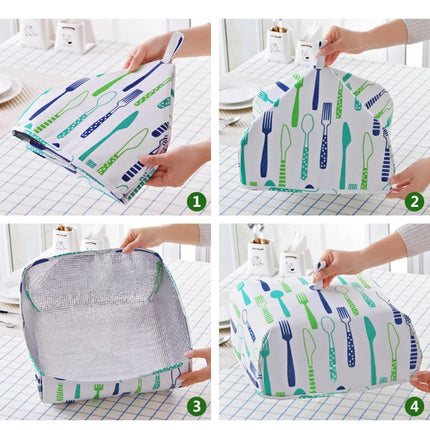 Dining Table Food Cover Dust Keeping Warm Cooking Tools Anti Fly Mosquito Hygiene Lid Folding Insulated Kitchen Accessories