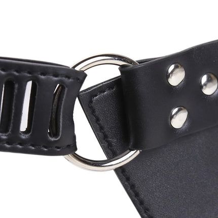 Newest Male Faux Leather Chastity Belt Straps Lockable Bondage BDSM Penis Cock Cage Male Chastity Devices Belt Erotic Sexy Toys