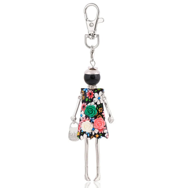 Fashion Women Keychain New Statement Charm Metal Key Chain for Lady Jewelry Gift Female Trendy Bag Pendant Wholesale