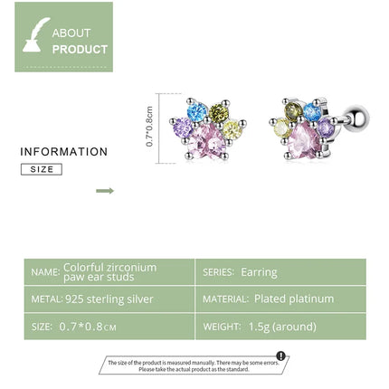 Bamoer 925 Sterling Silver Brilliant Star Earrings for Women Tiny Butterfly Stud Earrings Snowflake Girl Ear Studs Fine Jewelry