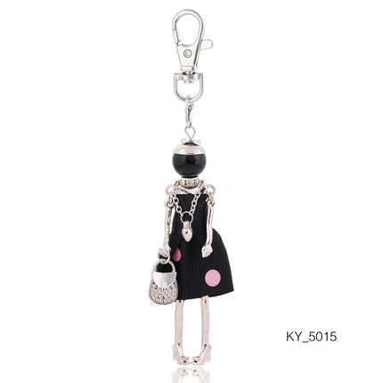 Fashion Women Keychain New Statement Charm Metal Key Chain for Lady Jewelry  Gift Female Trendy Bag Pendant Wholesale