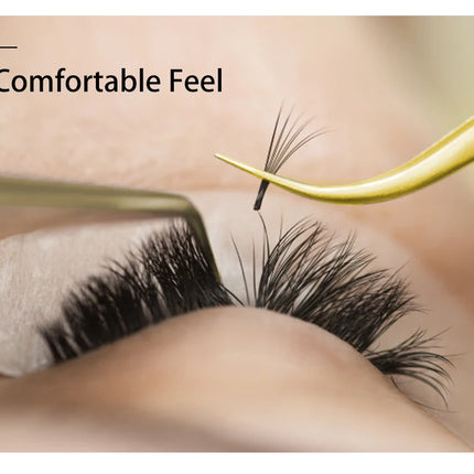 New Professional Fiber Tip Tweezers Rose Gold Lashes Tweezers Stainless Steel Eyelash Extension Tweezers Makeup Tools