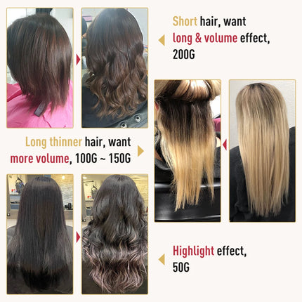 Moresoo Human Hair Extensions Tape in 100% Real Hair Natural Straight Machine Remy 2.5G/PCS Brazilian Hair Seamless Invisible