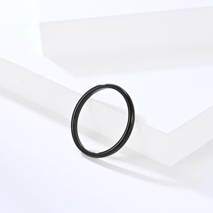 2mm Round Thin Tungsten Carbide Ring For Woman Men Fashion Smooth Simplicity Rings Hight Quality Jewelry