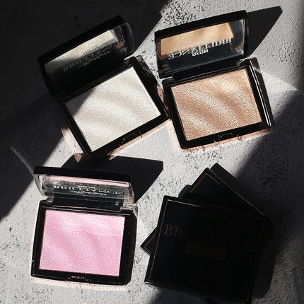 GUICAMI  New Highlighter Makeup Shimmer Powder Highlighter Palette Base Illuminator Highlight Face Contour Golden Bronzer