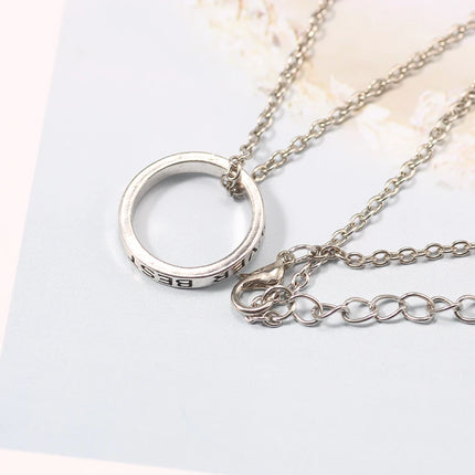 3 Pcs/Set Best Friends Forever Necklaces Round Simple Pendant Necklace For Girls Women Sisters BFF Friendship Jewelry Gift 2025