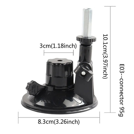 FREDORCH New Powerful Suction Cup For Sucking Smooth Ground Connector use for M6/3XLR/VAC-U-LOCK Telescopic Linear Device Attach