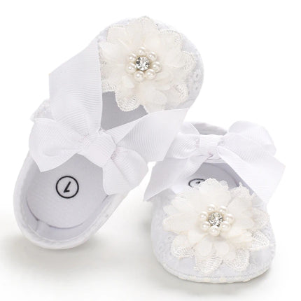 VALEN SINA Spring And Autumn 0-18 Months Baby Walking Shoes Flowers Soft Soles Breathable Baby Shoes Princess Shoes
