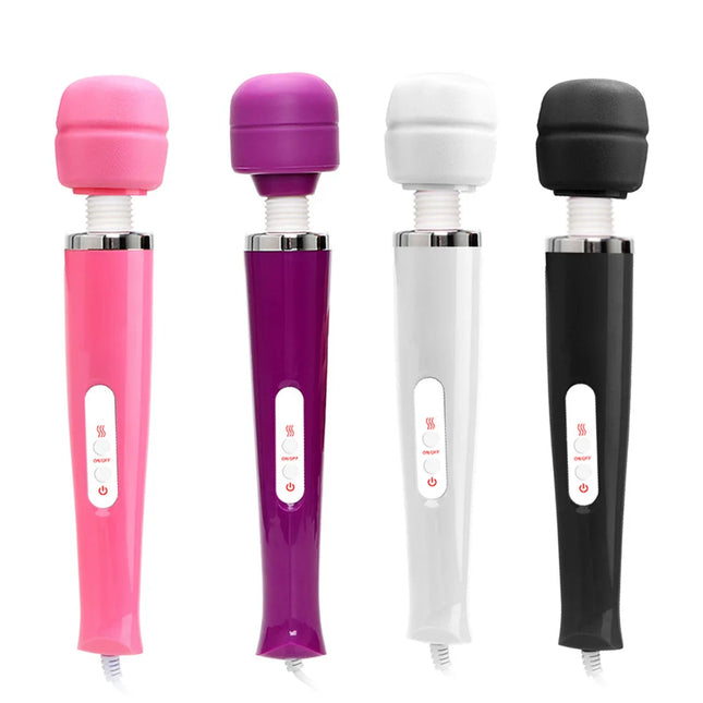 33cm Big Vibrators EU US Plug Magic Wand For Women Nipple Clitoris Stimulator Vaginal Anal Plug Dildo Female Masturbator Sex Toy