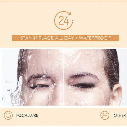 Focallure Liquid Waterproof Eyeliner Pencil Makeup Soft Black Long Lasting Women Extra FineProfessional Eyes Liner Cosmetics