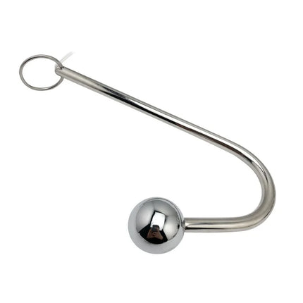 3 size metal Electro Shock anal beads hook butt plug massager electric shock anal hook medical device sex toy