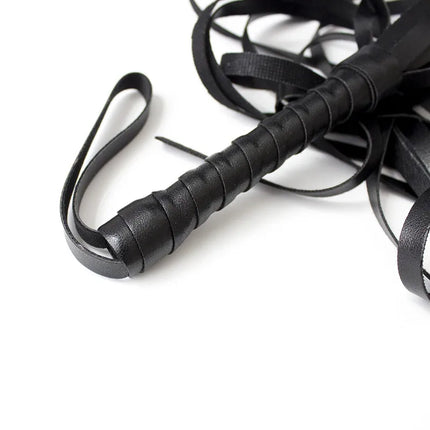 Exotic Flirting Toys of Scattered Tassel Small Leather Whips for Fetish Spanking BDSM Bondage Flogger Riding Crop Adult Games