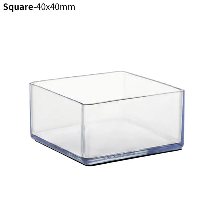 4Pcs Rubber Square Rectangle Floor Protector Pads Chair Leg Caps Table Foot Dust Cover Socks Pipe Plugs Furniture Leveling Feet