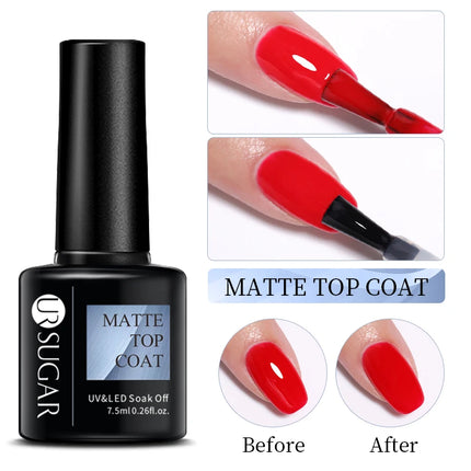 UR SUGAR 7.5ml Dark Wine Red Nail Gel Polish Autumn Gel Paint Nail Art Semi Permanent Nail Art Manicure Soak Off LED UV Nail Gel