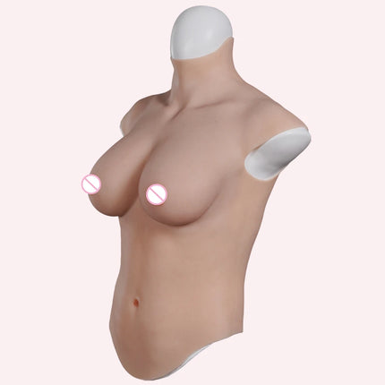 Dokier Realistic Bloodshoot Realistic Silicone Breast Forms Fake Crossdressing Transgender Sissy Drag Queen Cosplay  Breastplate