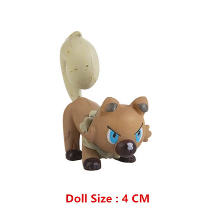 New Pokemon 4-13Cm Cartoons Movie Anime Figure Pikachu Lucario Mewtwo Flying Dragon Pet  Action Figures Model Toy Birthday Gifts