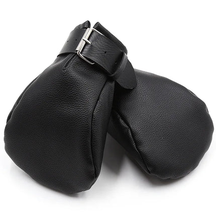 Unisex Leather Puppy Play Dog Glove Dog Paw Print Padded Fist Mitt Fetish BDSM Bondage Dog Slave Roleplay Glove Tailplug Sex Toy