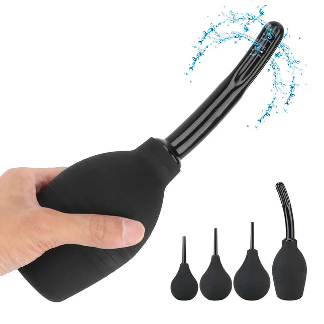 Anal Washer Nozzle Pump For Women Vaginal Douche Men Butt Plug Sex Toys Adult Games Medical Cleaner Erotic Product Douche Enema