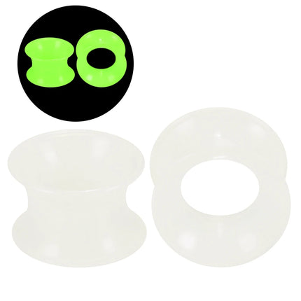 2Pcs/Lot 3-16MM Flexible Silicone Ear Plugs and Tunnels Ear Piercings Earlets Ear Stretchers Expander Ear Dilations Body Jewelry
