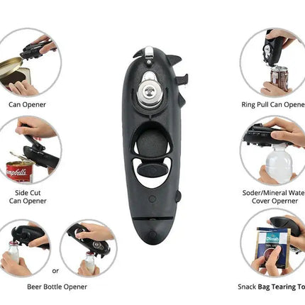 Tin or Can Opener also for Jar Opener with Opening Beer Bottle Box Novel Multifunctional Kitchen Accessories for Opening Gadgets