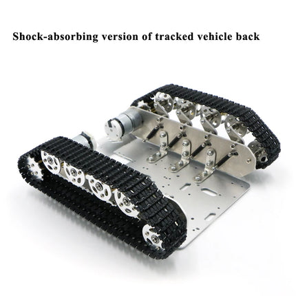 Cheapest 8KG Big Load Shock Absorb Tracked Robot Tank Car Chassis Smart Vehicle for Arduino with 12v Metal Encoder Motor