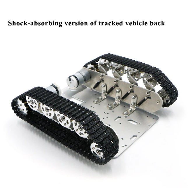Cheapest 8KG Big Load Shock Absorb Tracked Robot Tank Car Chassis Smart Vehicle for Arduino with 12v Metal Encoder Motor