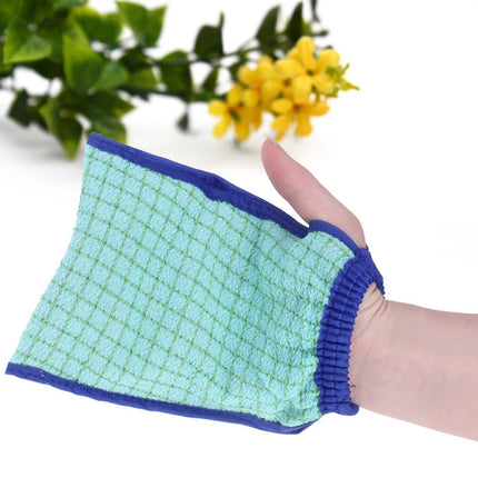 1PCS Shower Spa Exfoliator Two-sided Bath Glove Body Cleaning Scrub Mitt Rub Dead Skin Removal Magic Peeling Glove 14x17cm