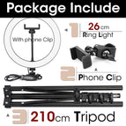 26cm and 210cmTripod