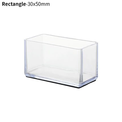 4Pcs Rubber Square Rectangle Floor Protector Pads Chair Leg Caps Table Foot Dust Cover Socks Pipe Plugs Furniture Leveling Feet