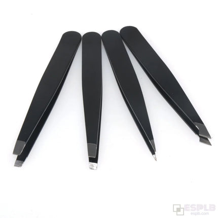 1.5mm Thickness Stainless Steel Tweezers Anti-static Maintenance Electronics Precision Tweezers for Eyebrow DIY Repair Tools