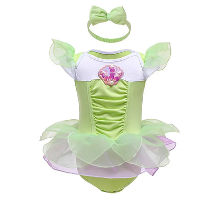 Baby Romper TUTU Dress With Headband Infant Baby Princess Girl Clothes Size 3-18M Cute Design Baby Dress Party Costumes