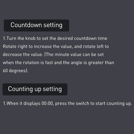 Baseus Magnetic Kitchen Timer Rotation Countdown Digital Timer Alarm Cooking Timer Clock Study Baking Reminder Stopwatch Clock
