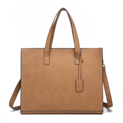 Men's bag 2022 new men's briefcase business handbag fashion vintage printing office computer bag wholesale