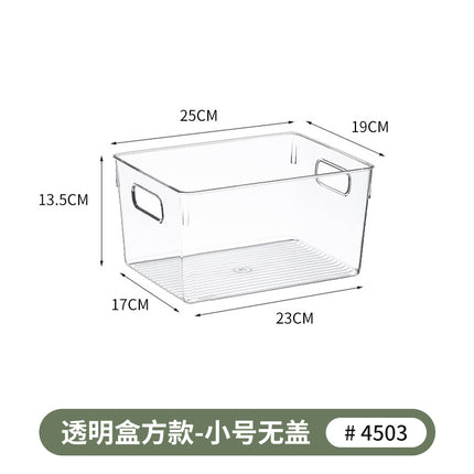 Desktop Storage Box Narrow Long Rectangular Acrylic Transparent Sundries Snack Drawer Divider Box Gap Storage Box