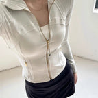 Albumin gold zipper / S