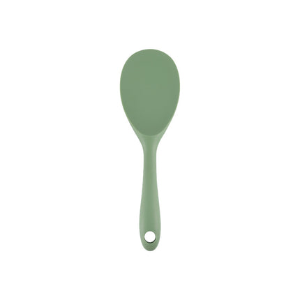 Acura Green Silicone Kitchenware Non-stick Cookware with Spade and Spoon Set Easy to Clean Kitchen Silicone Heat-resistant Kitchenware Five-piece Set