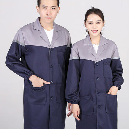 Dirty-Resistant Coat, Coveralls, Work Clothes, Men's Wear-Resistant Factory Clothes, Workshop Handling Logistics Work Clothes, Auto Repair Clothes, Work Clothes, Labor Insurance Clothes