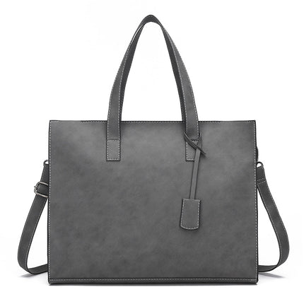 Men's bag 2022 new men's briefcase business handbag fashion vintage printing office computer bag wholesale